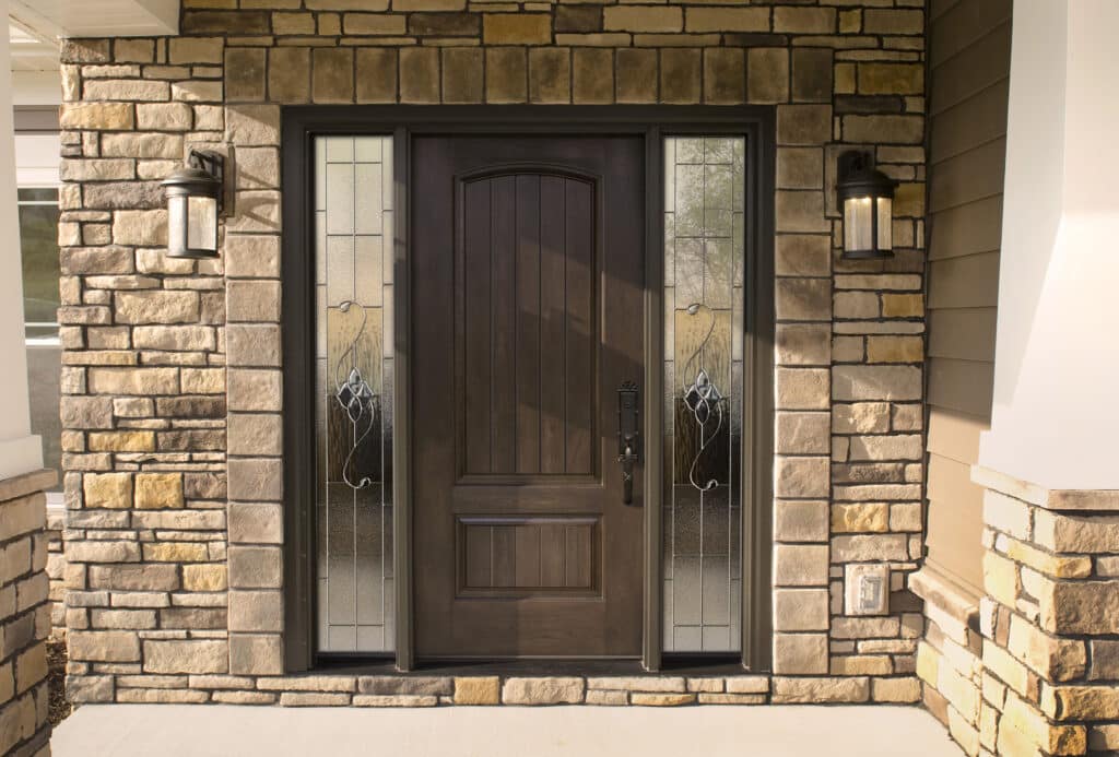 This hinged entry door in Seattle from Provia is a beautiful example.